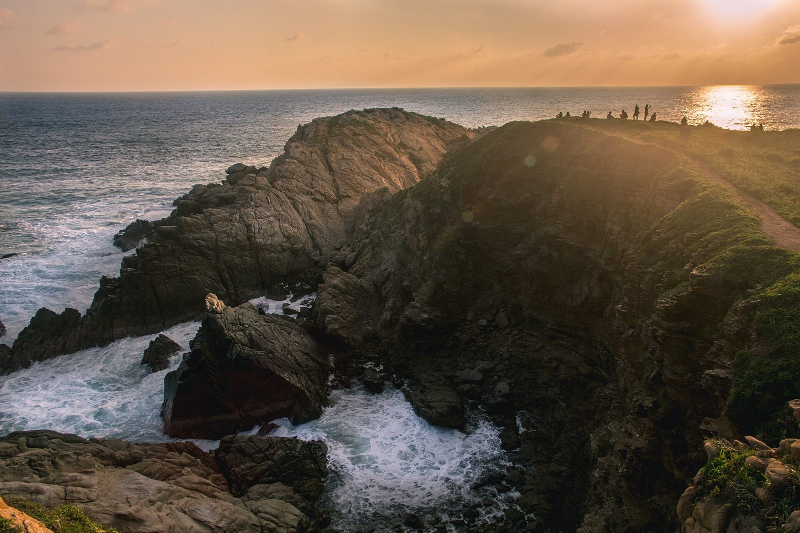 Sunset on the Oaxaca coast (Punta Cometa, Mazunte; not the venue)